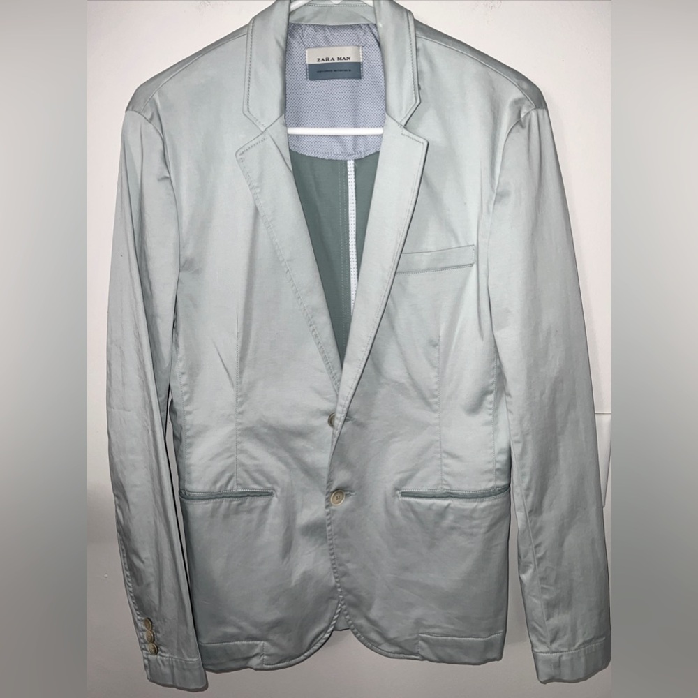 ZARA Man Cotton Summer Blazer Sports Jacket Size Small